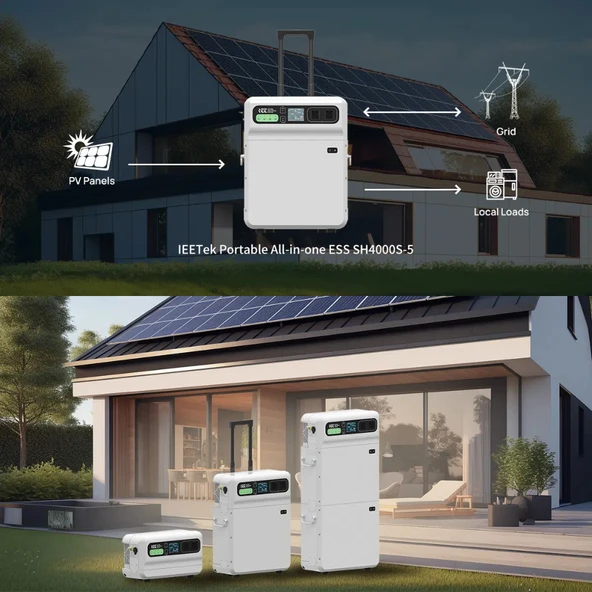 5120WH Taşınabilir Elektrik Güç Kaynağı %99.99 MPPT BMS Çoklu Koruma Kablosuz Şarj - Resim 9