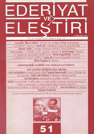 Edebiyat ve Eleştiri 51 Eylül   Ekim 2000