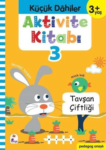 Küçük Dahiler Aktivite Kitabı 3 (3+ Yaş) - Resim 2