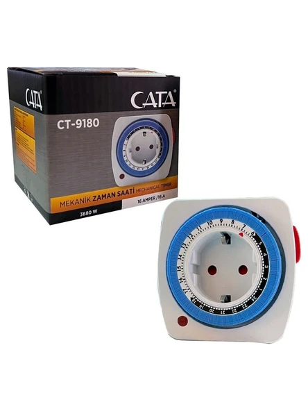 Cata CT-9180 Mekanik Zaman Saat Priz