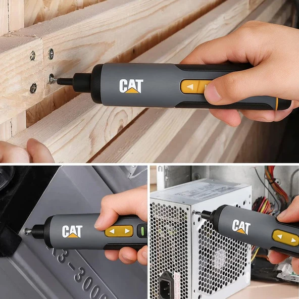 CAT DX1110 3.6Volt/1.5Ah. Li-ion Akıllı Şarjlı Tornavida + 26 adet Bits Uç - 3