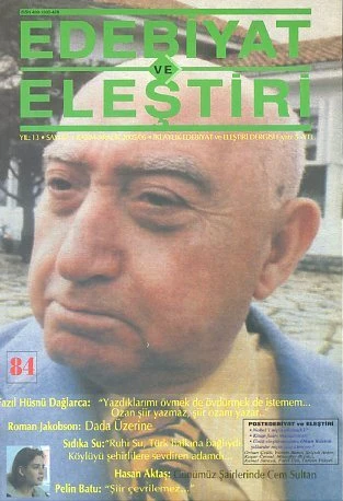Edebiyat ve Eleştiri 84 Kasım Aralık 2005