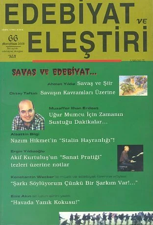 Edebiyat ve Eleştiri 66 Mart   Nisan 2003