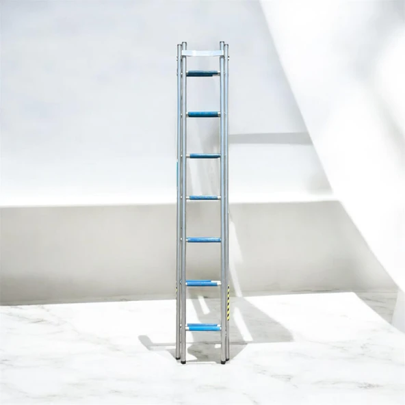 2,5*2=5 MT OVAL İKİ PARÇALI SÜRGÜLÜ MERDVEN ürün görseli