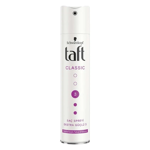 Taft Saç Spreyi 3-Classic Güçlü Tutuş 250ml