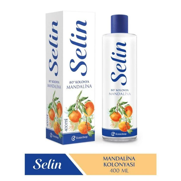 Selin Mandalina Kolonya 80 Derece 400ml Pet Şişe
