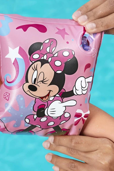 Disney Junior® Minnie Mouse 15x25cm. Yüzme Kollukları: Kolay Şişir, Pratik Taşı, Güvenle Yüz! - 6