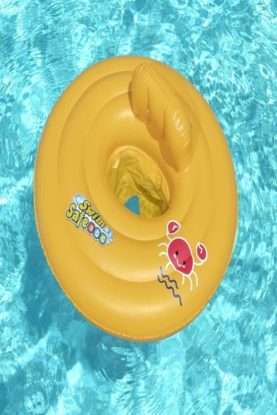 Swim Safe ABC™ WonderSplash™ Üçlü Simit Bebek Bot Binici 69 cm: Bebeğinizin Suyla İlk Güvenli Tanışması! - 3