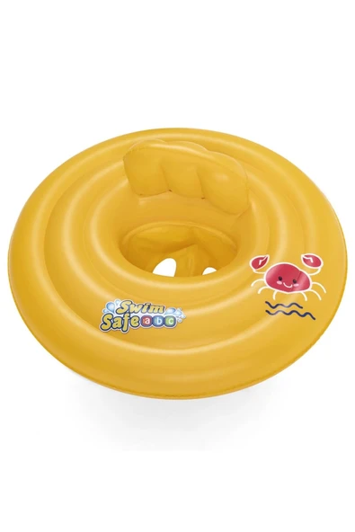Swim Safe ABC™ WonderSplash™ Üçlü Simit Bebek Bot Binici 69 cm: Bebeğinizin Suyla İlk Güvenli Tanışması!