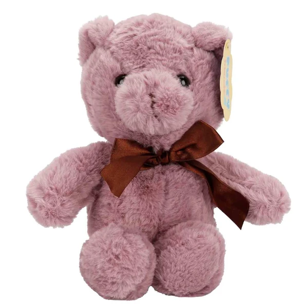 Kurdelalı Peluş Ayı 20 cm - 1