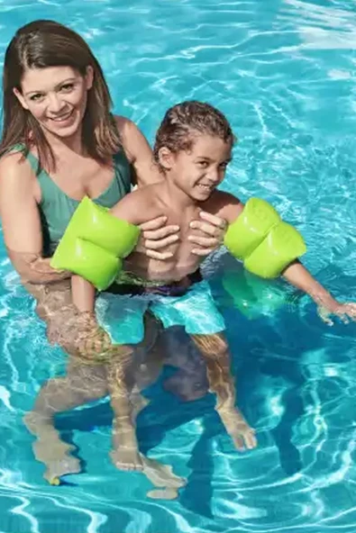 Summer Essential™ İki Boğumlu Yüzme Kollukları 20cm: Çocuklarınız Suda Güvenle Eğlensin! - 2