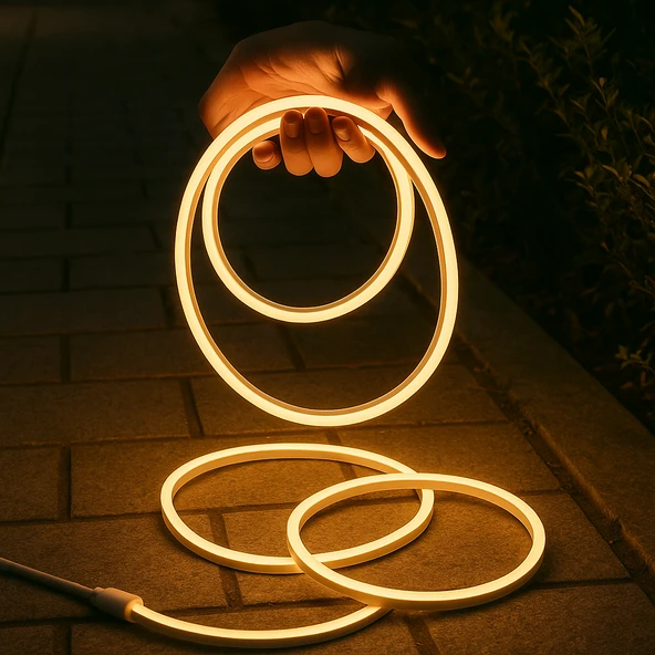 25 Metre NOAS YL42 2802 Neon 288 Çipli Yapışkanlı Cob Led Gün Işığı 220V - 3