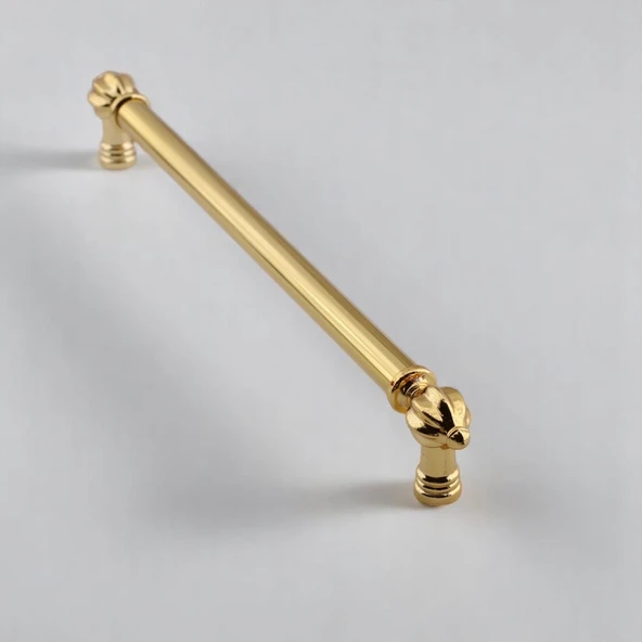 Defne Metal Gold Altın Kulp 160 mm Mobilya Çekmece Mutfak Dolabı Dolap Kapak Kulpları Kulb Kulpu - 6