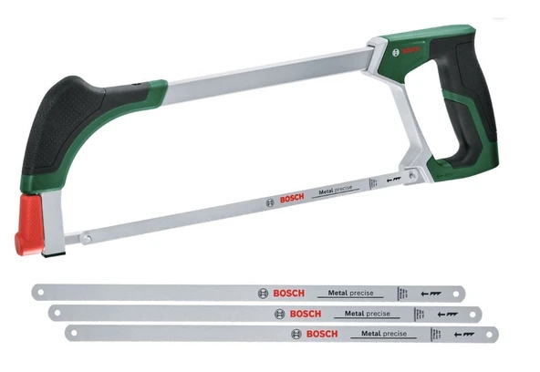 BOSCH Universal 300 mm Demir Testere Kolu 3 Yedek Testereli (1600A033BK) - 5