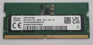 SK Hynix 8GB DDR5 5600MHZ SODIMM HMCG66AGBSA095N Notebook Dizüstü Bilgisayar Rami