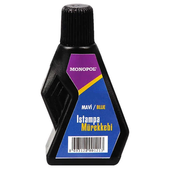 Monopol Istampa Mürekkebi 30 ML Mavi (12 adet) ürün görseli 1