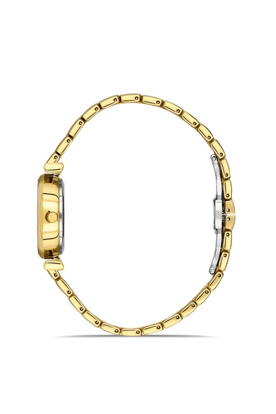 Ferro FL43020A-B Quartz Çelik Gold 26 mm Kadın Kol Saati - Resim 2
