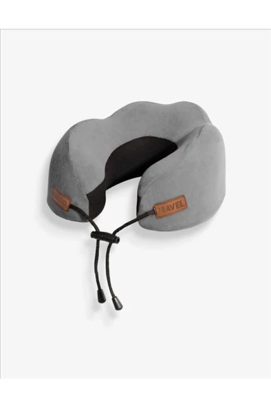 Cosy Ortopedik Seyahat Yastığı Visco Boyun Destekli Seyahat Yastığı - Gri - Ergo Travel - 2