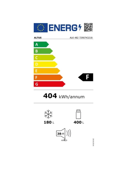 Altus ALK 482 580 Lt/Kombi No Frost Kombi Buzdolabı  Lüfen Açıklama Kısımı Okuyunuz. - 3