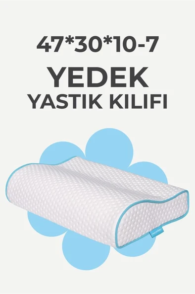 Yastık Kılıfı 47x30x10-8 Cm Visco Yastık Kılıfı 1 Adet