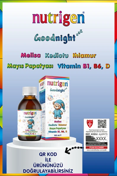 Nutrigen Good Night Melisa, Kediotu, Mayıs Papatyası, Ihlamur ve Vitaminler - 4