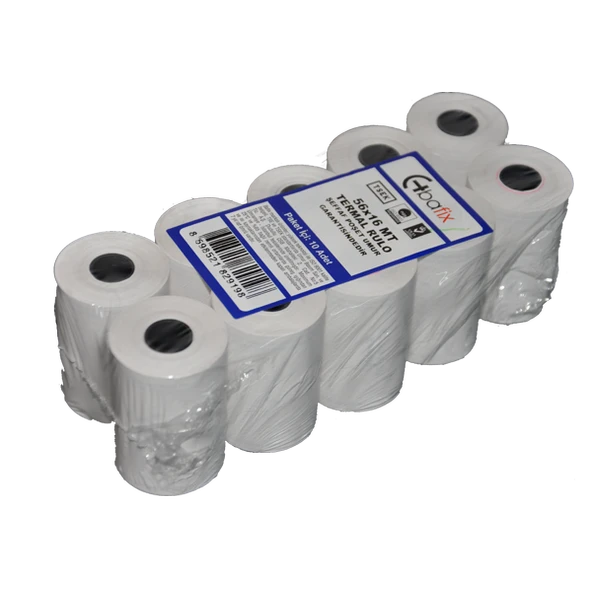 Bafix Yazar Kasa Rulosu Termal 56x16 Mt (10 lu 1 paket) - 2