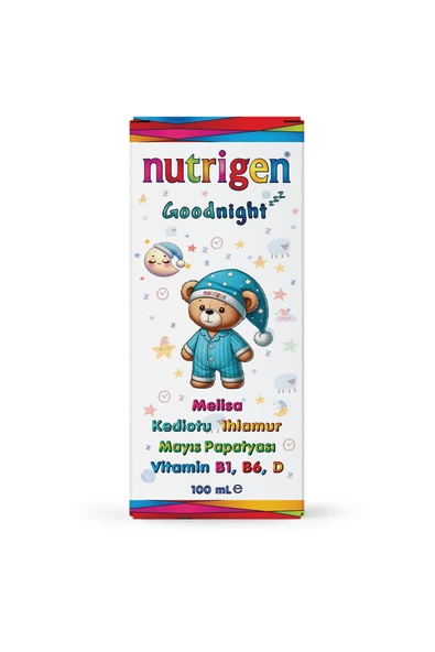 Nutrigen Good Night Melisa, Kediotu, Mayıs Papatyası, Ihlamur ve Vitaminler