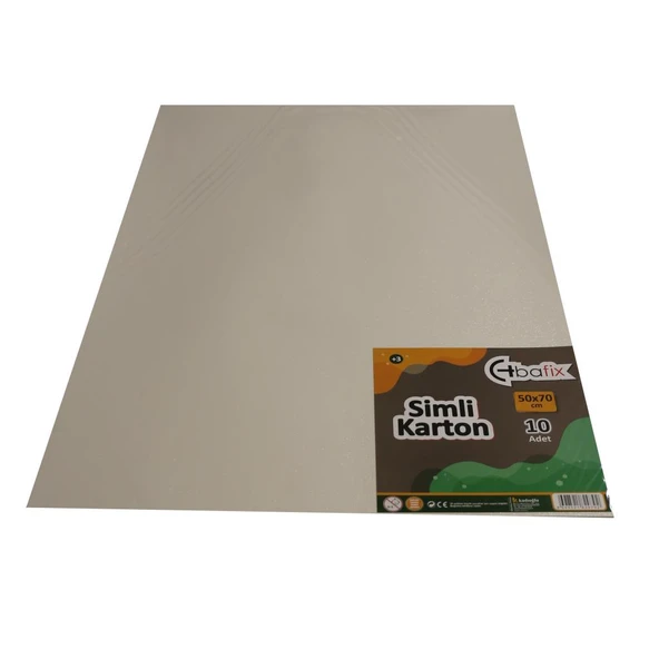 Bafix Simli Karton 50x70 Beyaz-10-PKT