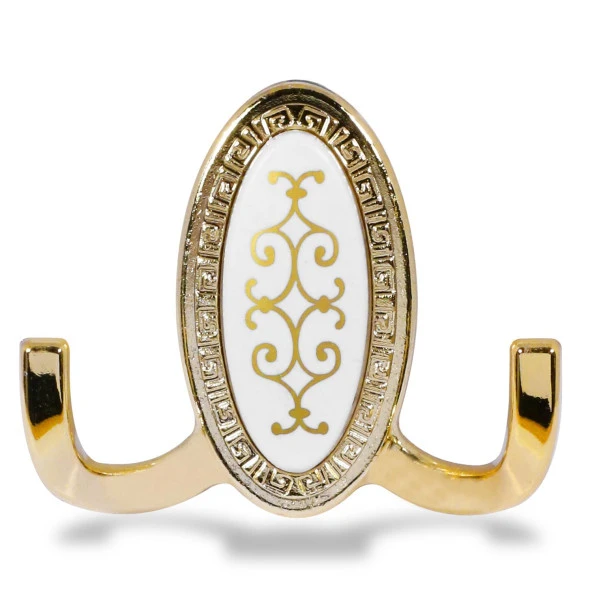 Seçil Vestiyer Duvar Askısı Dolap Elbise Askılığı Gold Metal Askı