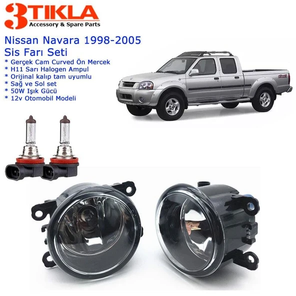 Nissan Navara 2002 Sis Farı Set  Oem:  8200074008