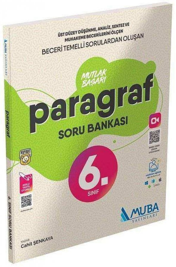 6. Sınıf Paragraf Mutlak Başarı Soru Bankası Muba Yayınları