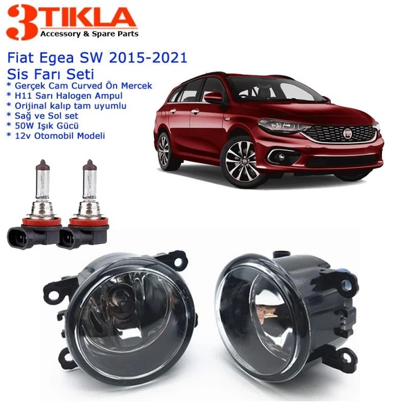 Fiat Egea SW 2016 Sis Farı Set  Oem:  8200074008