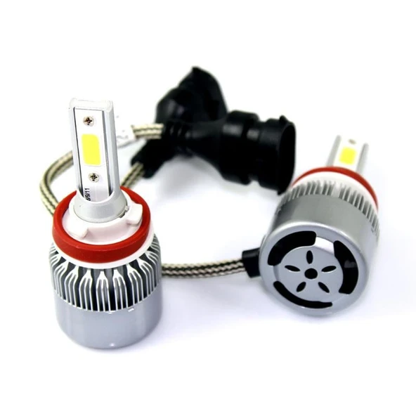 Citroen C4 2007 Beyaz Led Xenon Sis Farı Seti - 3