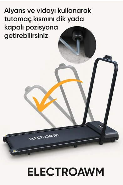 Bluetoothlu , Uygulamadan Ayarlanabilir Uzaktan Kumandalı Yürüme Ve Koşu Bandı - 2