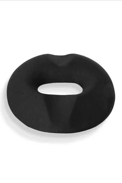 Ultralüks Ortopedik Oturma Simidi Kuyruk Sokumu Yastığı Visco Oturma Simidi - Siyah - Resim 6