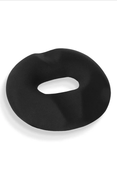 Ultralüks Ortopedik Oturma Simidi Kuyruk Sokumu Yastığı Visco Oturma Simidi - Siyah ürün görseli