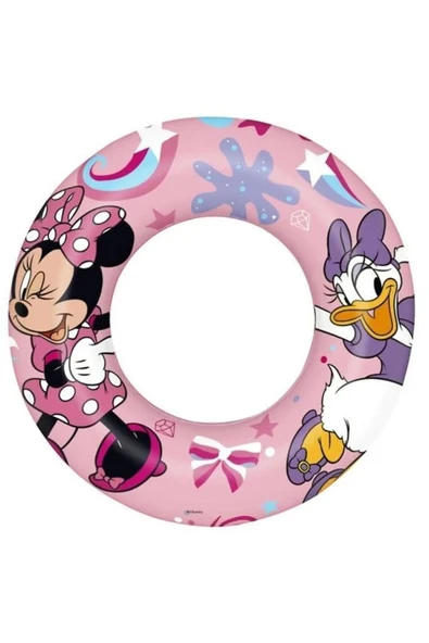 Disney Junior® Minnie Mouse Yüzme Simidi 56 cm: Minnie ve Daisy ile Suda Eğlenceye Dalın! - 2