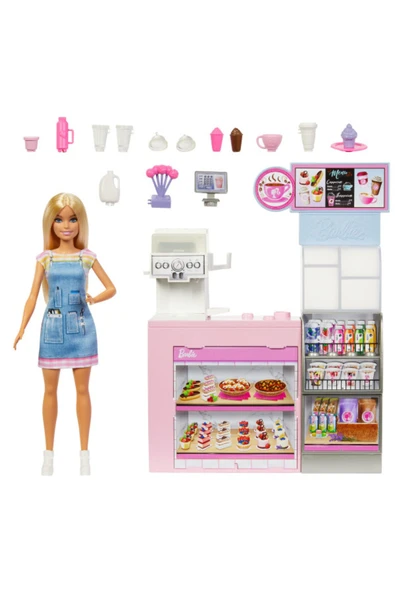BARBIE'NIN KAHVE DUKKANI OYUN SETİ HXN94 - 2