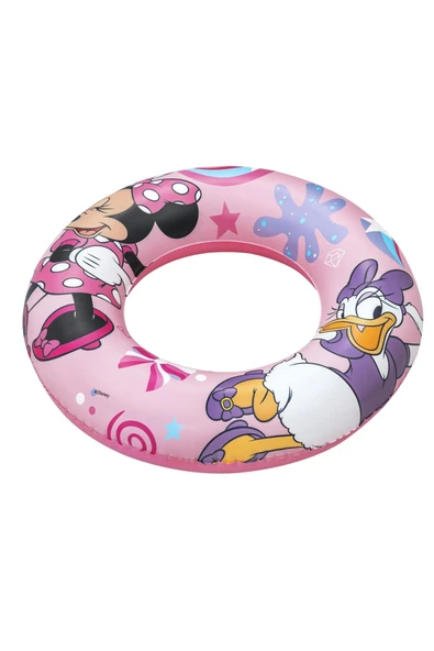 Disney Junior® Minnie Mouse Yüzme Simidi 56 cm: Minnie ve Daisy ile Suda Eğlenceye Dalın! - 3