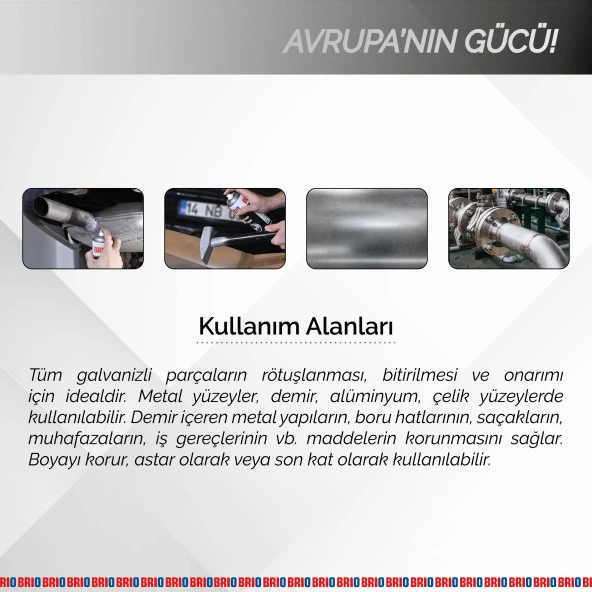 Brio Çinko Sprey Açık 400 Ml - Resim 4