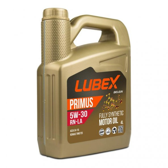 Lubex Primus RN-LA 5W-30 5 Lt Partiküllü Motor Yağı (4 Adet) - 2
