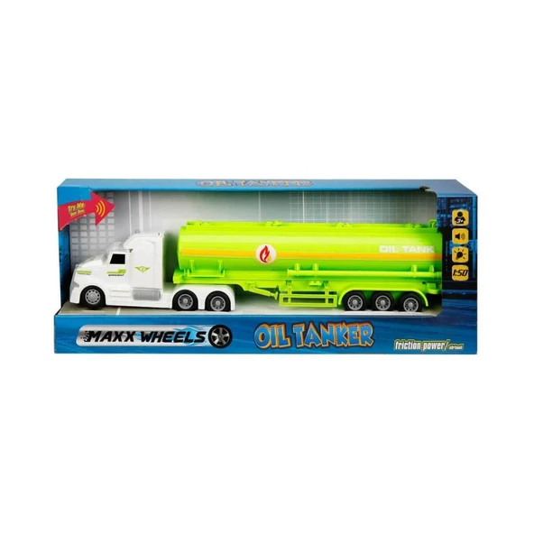 Sunman Oyuncak Maxx Wheels Sesli ve Işıklı Yakıt Tankeri 1:50 - 2