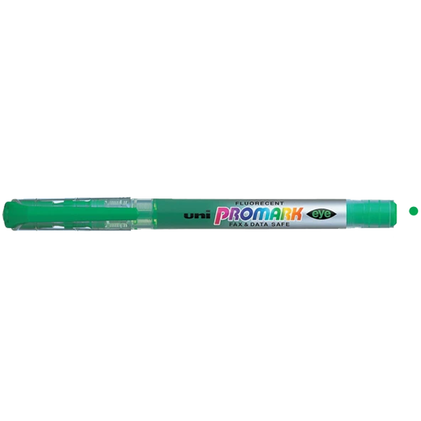 Uni-Ball Fosforlu Kalem ( 12 adet ) Promark Eye Cep Tipi Yeşil USP-105 - 2