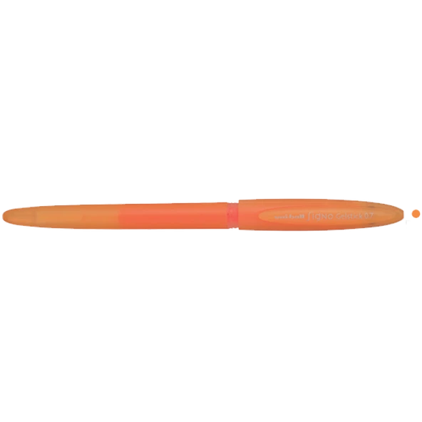 Uni-Ball Roller Kalem  (12 adet)Signo Gelstick Jel Bilye Uç 0.7 MM Fosforlu Turuncu UM-170 - 2