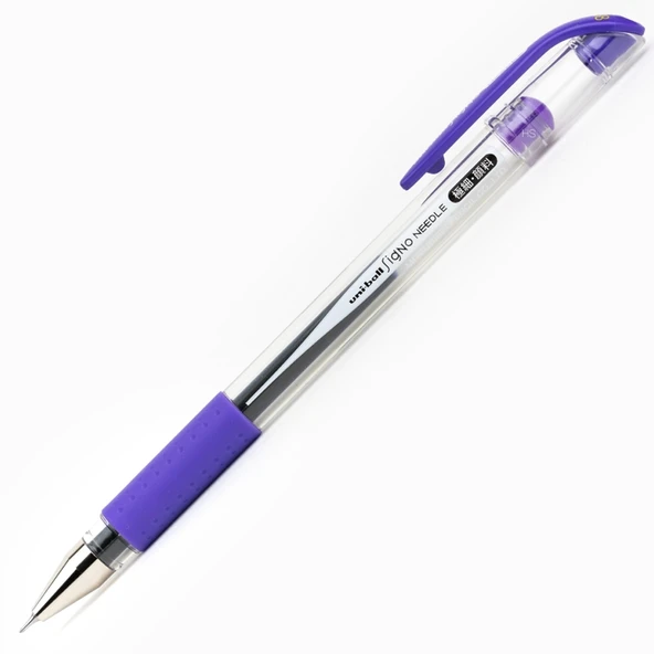Uni-Ball Roller Kalem Signo Needle İğne Uç 0.38 MM Mor (10 lu paket)UM-151ND