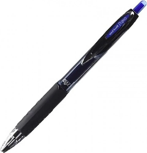Uni-Ball Roller Kalem ( 12 adet) Signo 207 Bold Jel Bilye Uç Mekanik 1.0 MM Mavi UMN-207 - 3