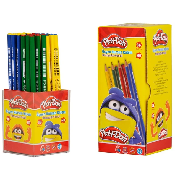 Play-Doh Kurşun Kalem Üçgen (36 Lı Stand) PLAY-KK003