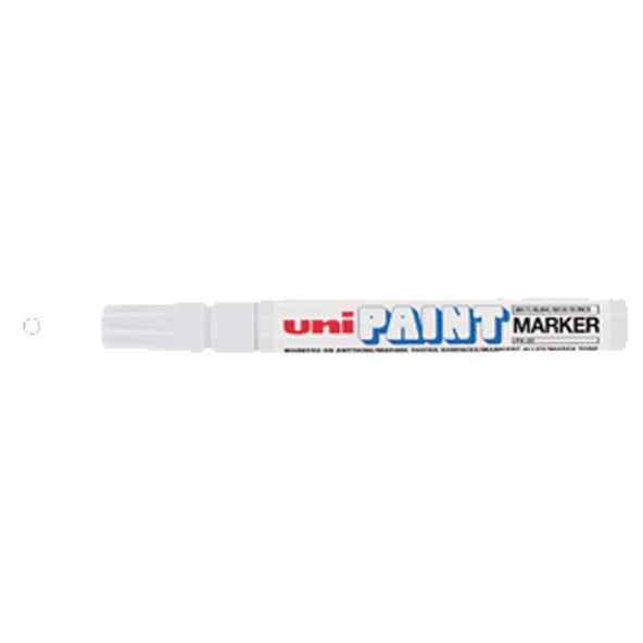 Uni-Ball Markör Boyama Paınt Marker 2.2-2.8 MM Beyaz PX-20 ( 12 adet)