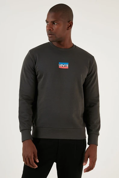 Pamuklu Regular Fit Bisiklet Yaka Sweat Erkek SWEAT A2824 - 3