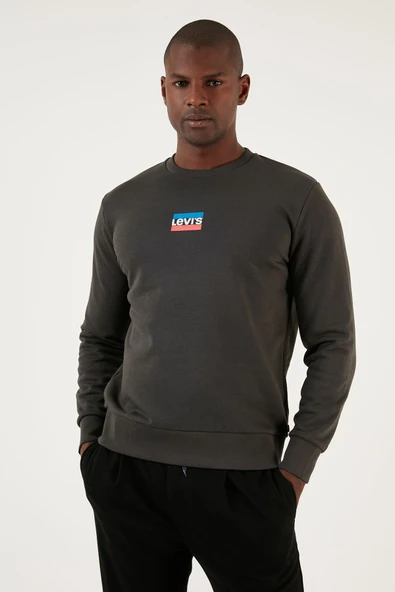 Pamuklu Regular Fit Bisiklet Yaka Sweat Erkek SWEAT A2824